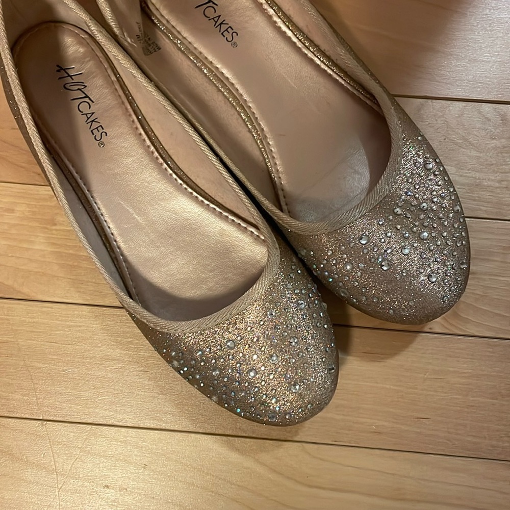 girls sparkly dress flats